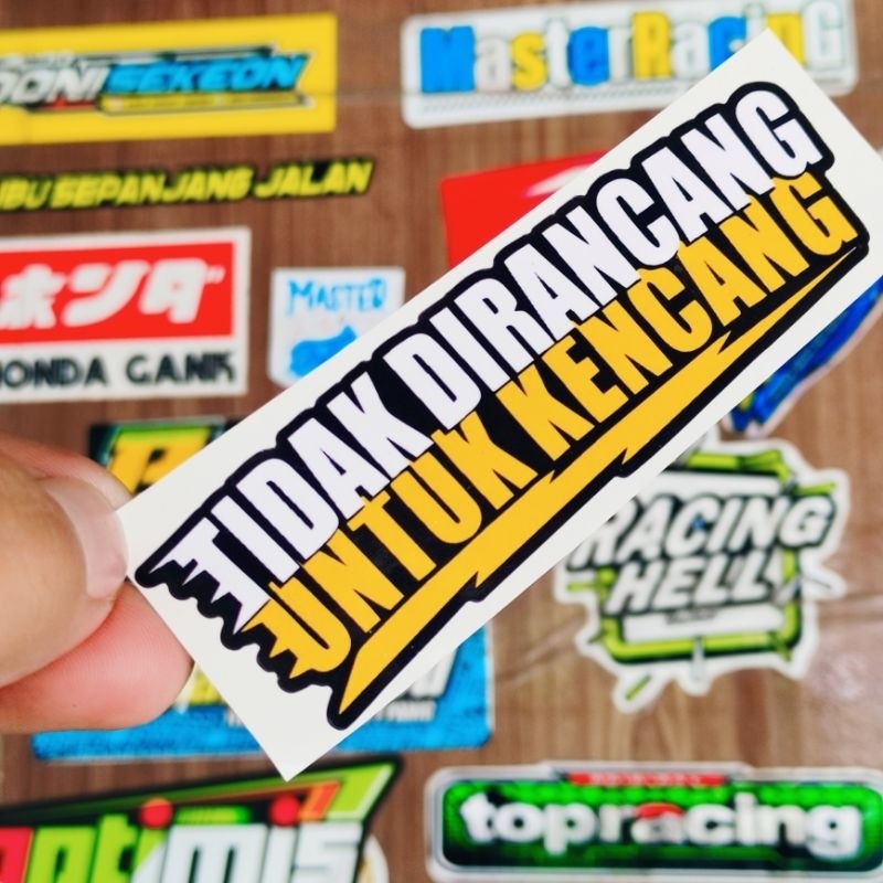 Tidak dirancang untuk kencang kuning putih