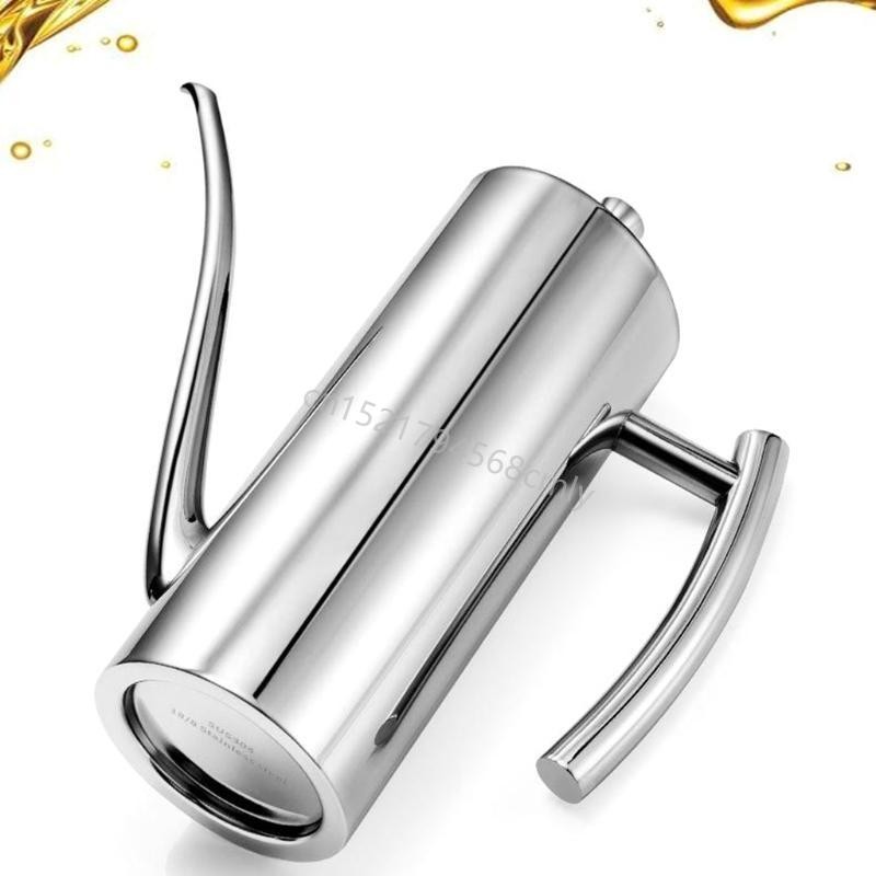 Bottle Can Dispenser Stainless Steel Oil Bottle Portable Kitchen Tool 6XDE