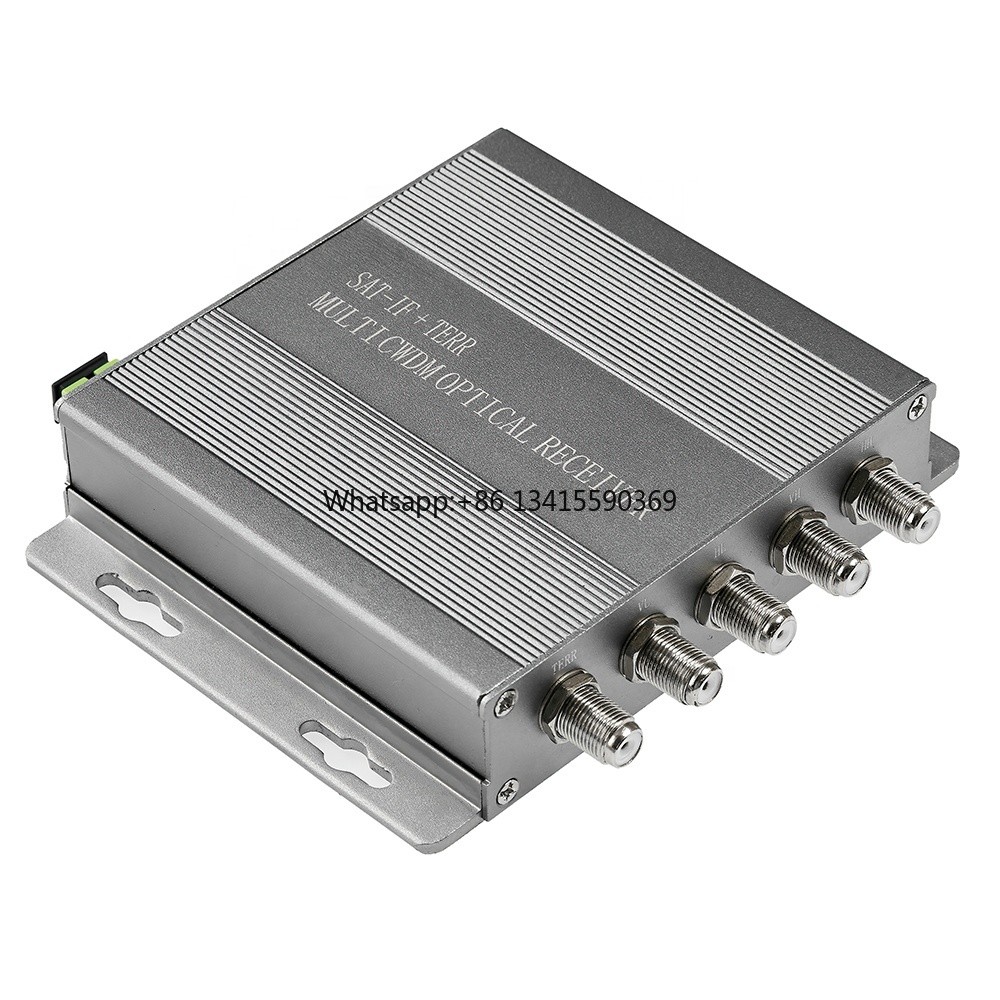 FTTH CATV  Over Fiber Transmission Multi Frequency Satellite to Fiber Transmitter Receiver