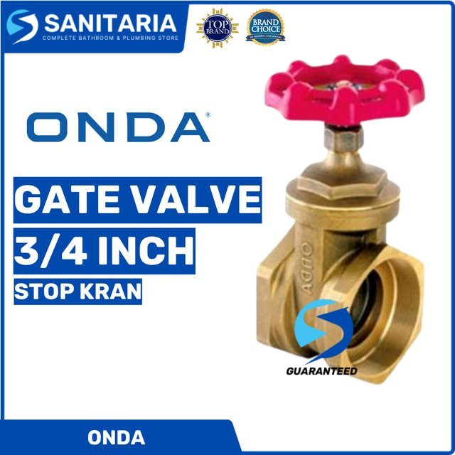 Gate Valve/ Stop Kran/ Gate Valve Onda/ Gate Valve 3/4 Inch