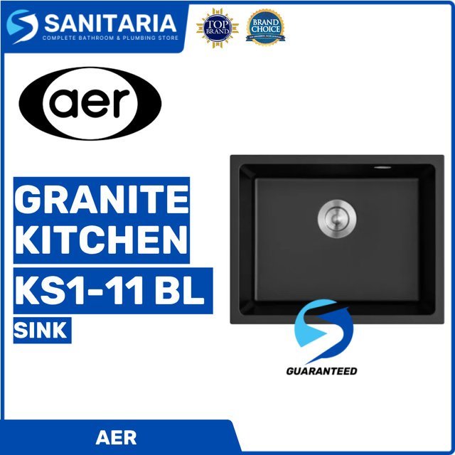 Granite Kitchen Sink Ks1-11 Bl Aer