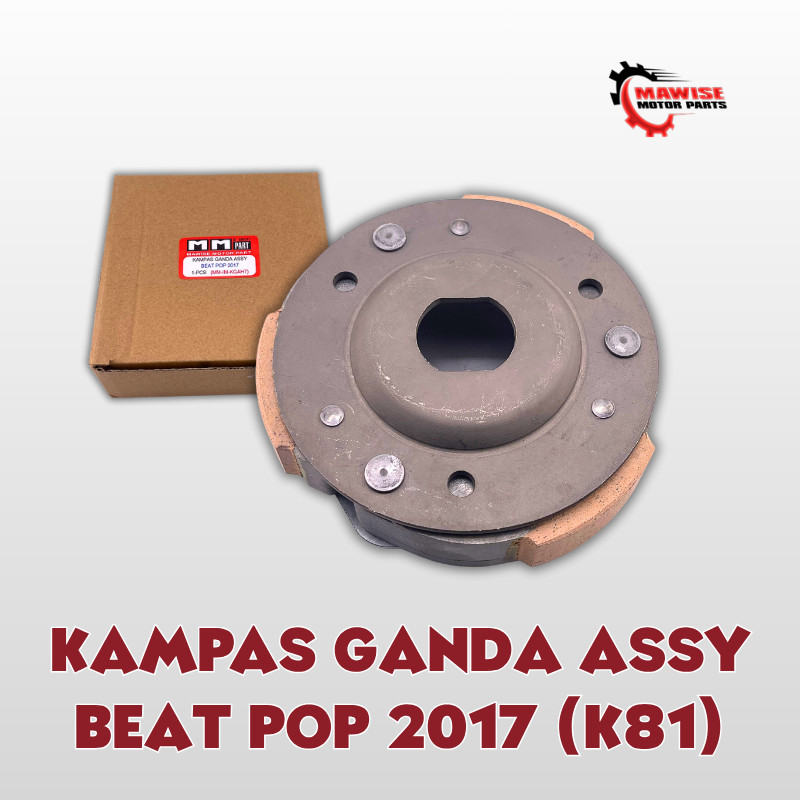 KAMPAS GANDA ASSY BEAT POP 2017 K81 - CLUTCH KOPLING GANDA BEAT SPORTY STREET VARIO 110 SCOOPY ESP