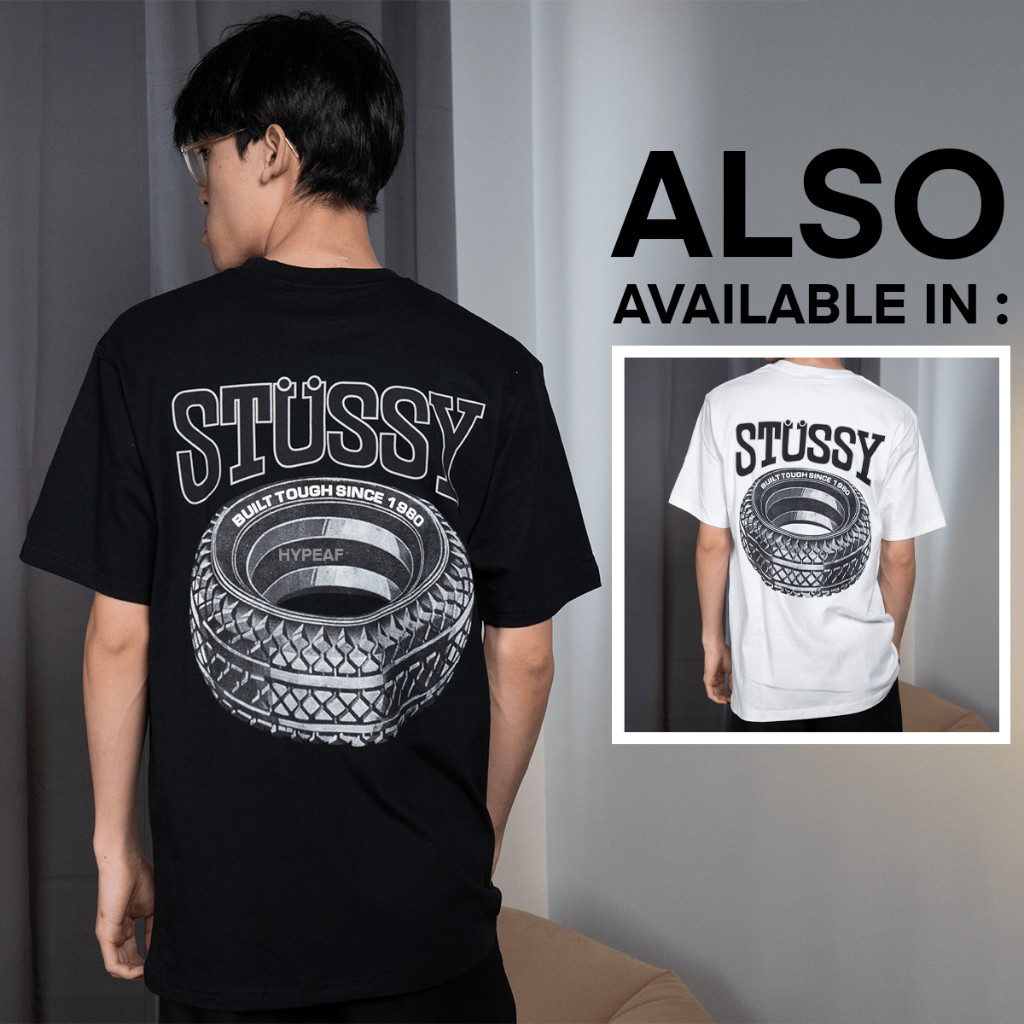 STUSSY Tough Tread Tshirt Tee Authentic / Baju Kaos STUSSY Original