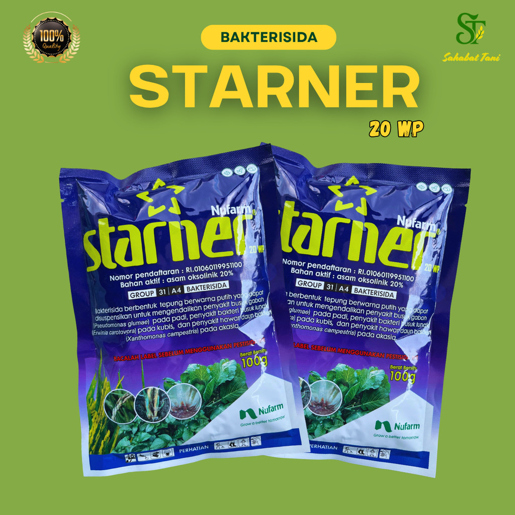 BAKTERISIDA STARNER 20 WP 100gram - Original Nufarm