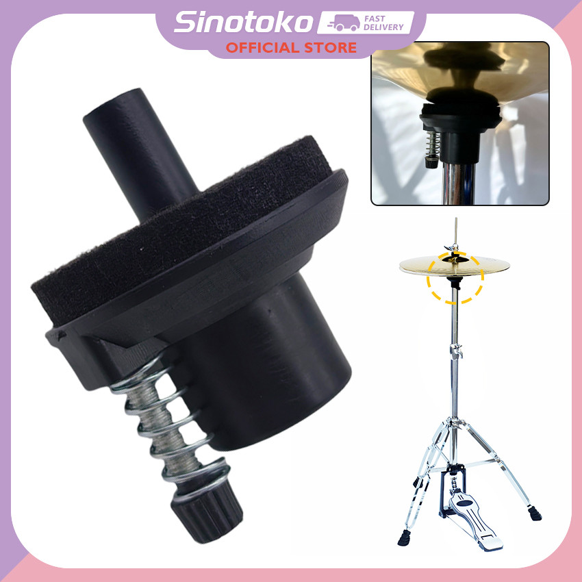 Spare Part Hi-Hat Set Drum – Aksesoris stand Hi-Hat dengan pad wol, plastik untuk Hi-Hat, clutch Hi-