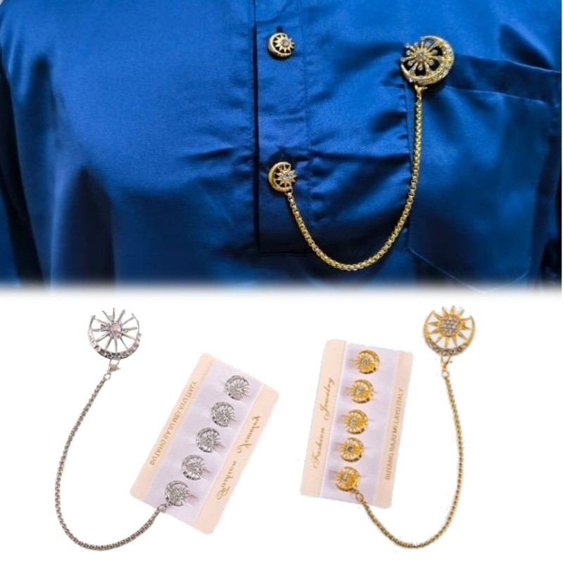 Butang Baju Melayu Pin Baju Melayu Rantai Jas