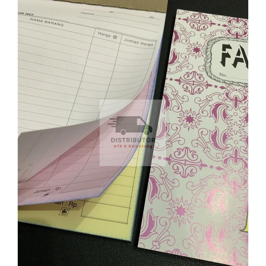 [Eceran] BON FAKTUR 3 Rangkap BESAR Standard Ply Nota Kontan