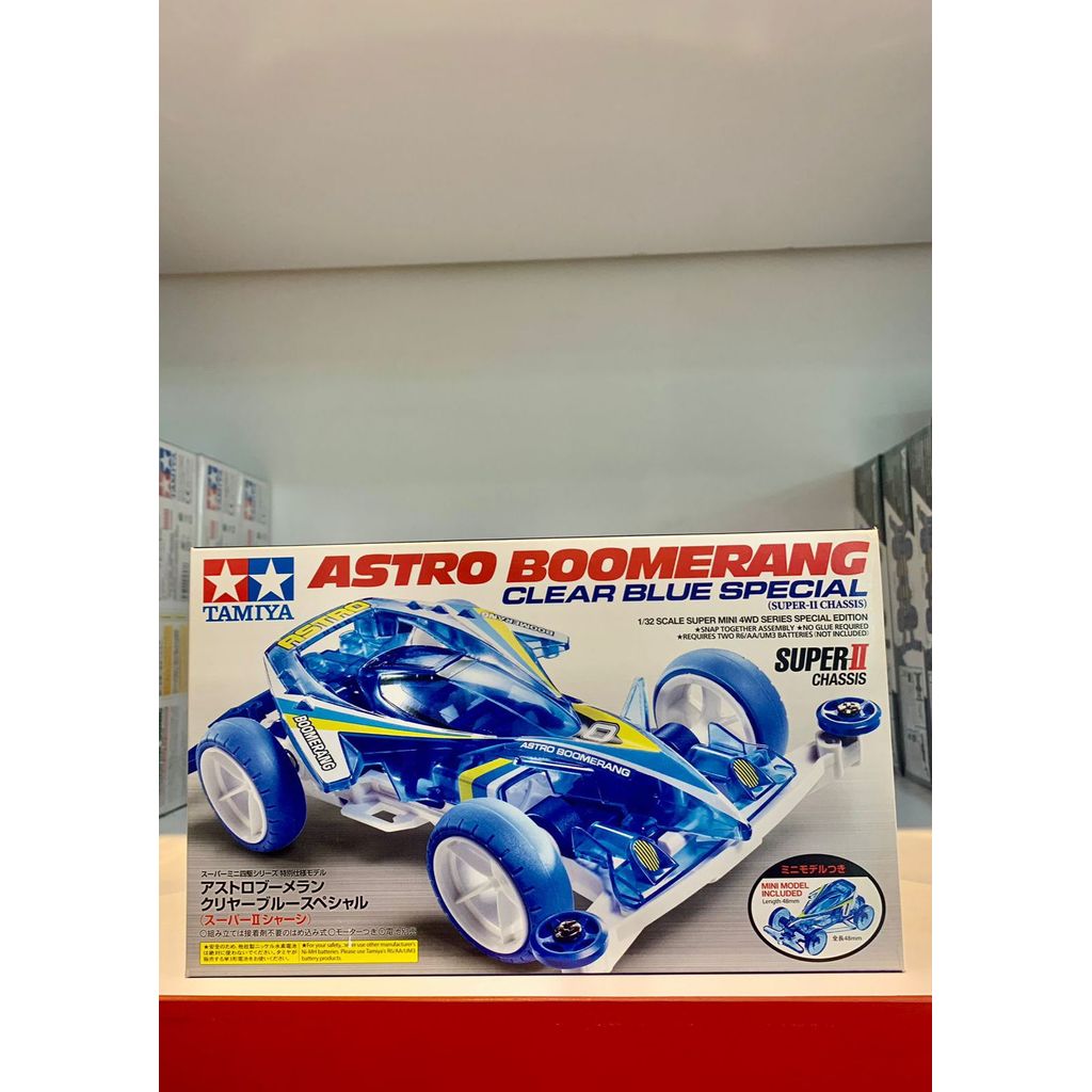 Tamiya 95279 Astro Boomerang Clear Blue Special (Super II Chassis)