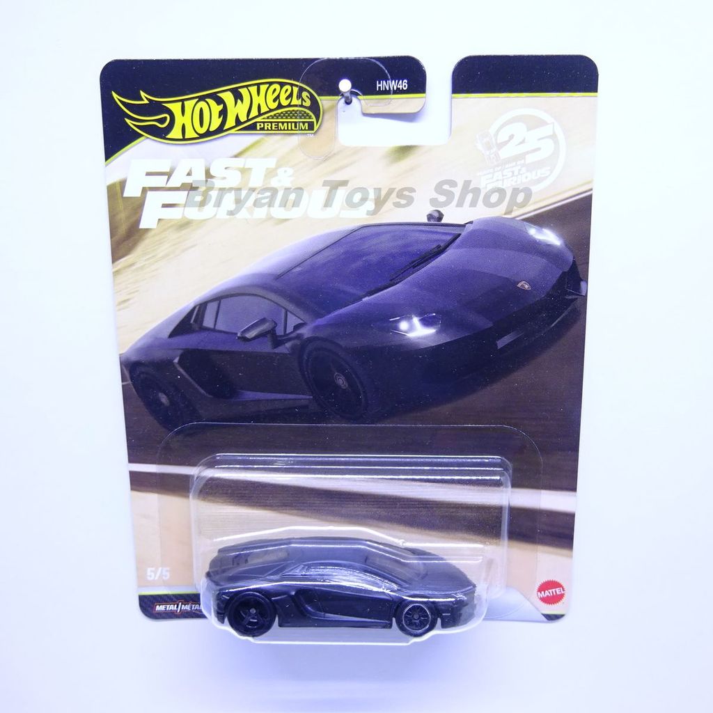 Hot Wheels Premium Fast & Furious ERROR BAN Lamborghini Aventador Coupe