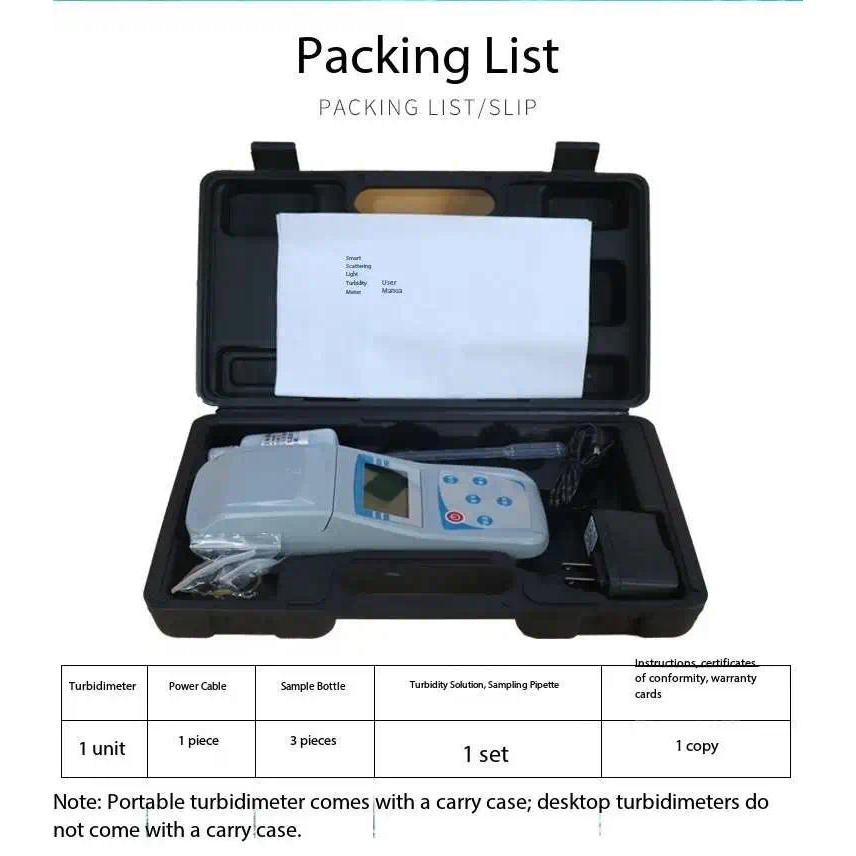 0-200ntu/1000ntu Smart Turbidity Meter Scattered Light Turbidity Meter Turbidity Meter For Swimming 