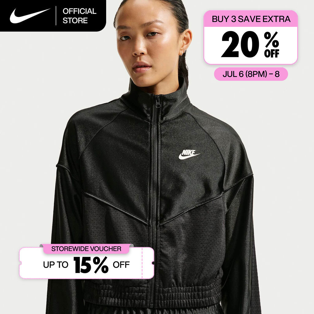 Nike Women's Sportswear Oversized Windrunner Jacket - Black [IR1702-010]