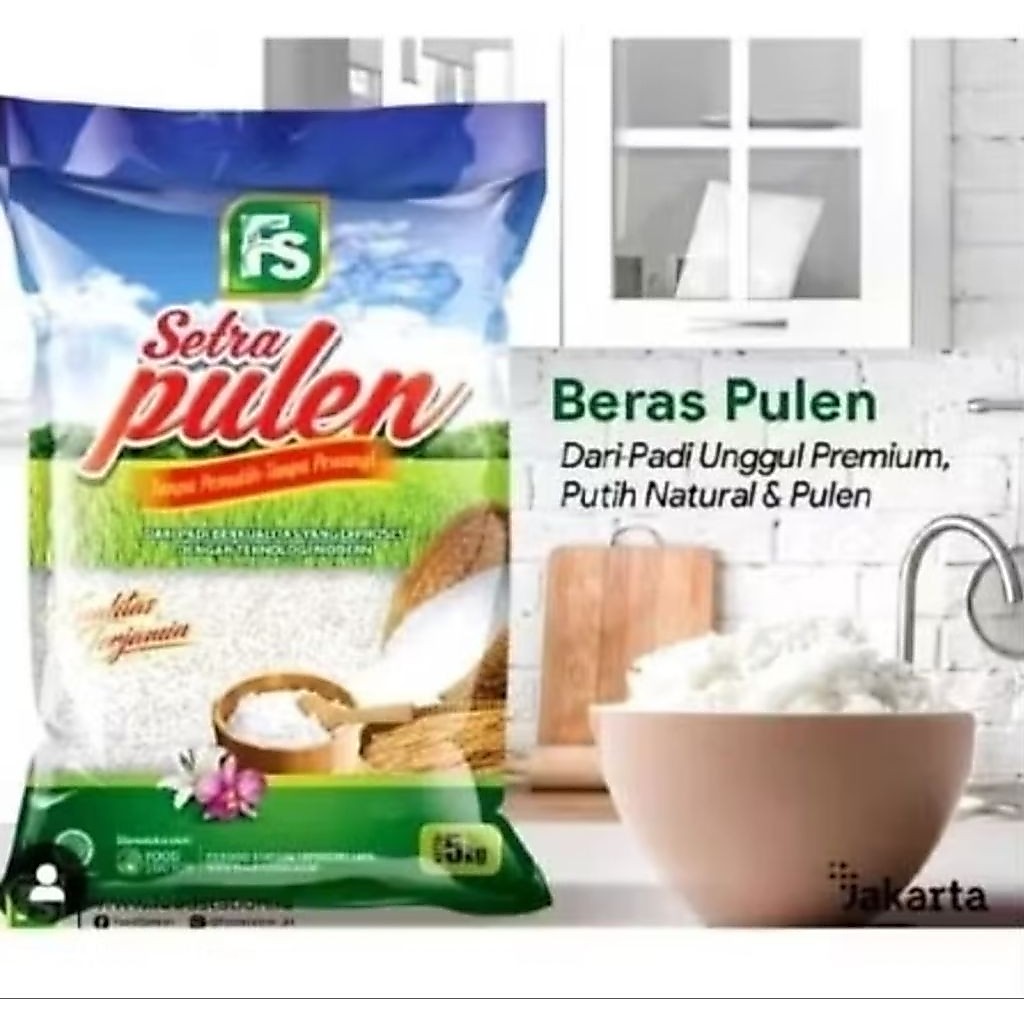BERAS SETRA RAMOS DAN BERAS SETRA PULEN 5KG