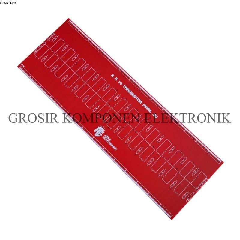 PCB TR Final Transistor 3U 2x14 30Cm Toshiba AE-24 Murah Berkualitas