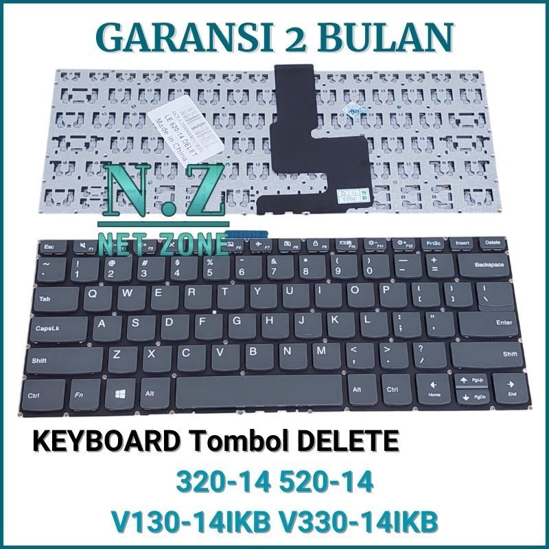 Keyboard Laptop S340-14 S340-14API S340-14IML Tombol DELETE -NZONE