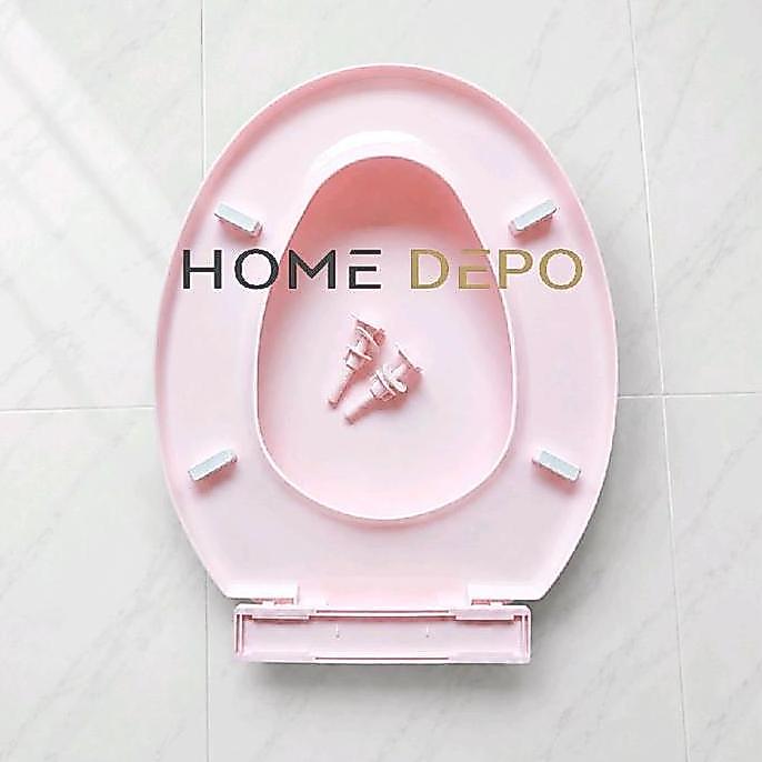 Tutup Closet Duduk Closet Toilet Cover TOTO American Standard Pink Diskon