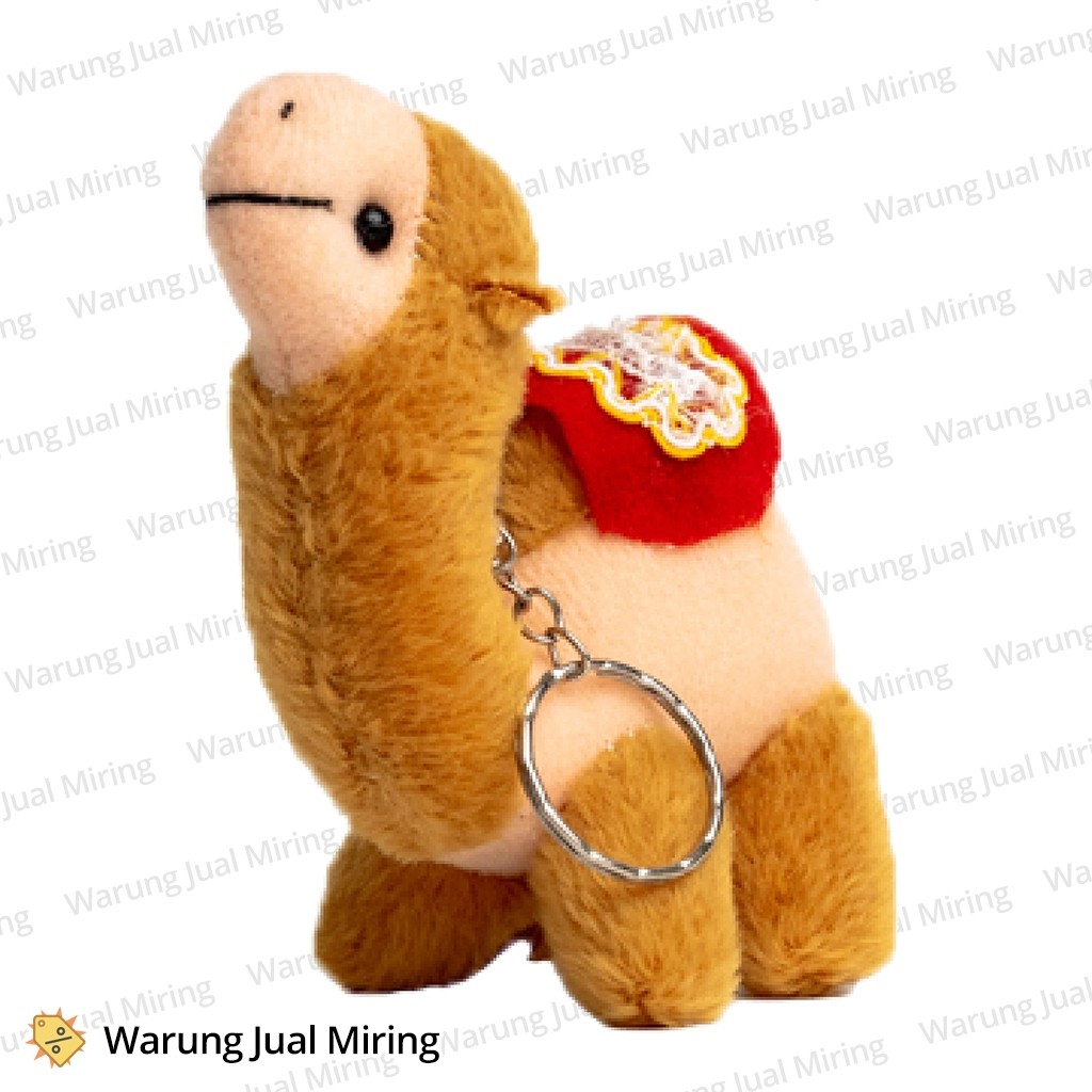 Gantungan Kunci Unta Ganci Boneka Empuk Souvenir Oleh-Oleh Khas Haji Umroh Tahlil Sunat Khitan Murah