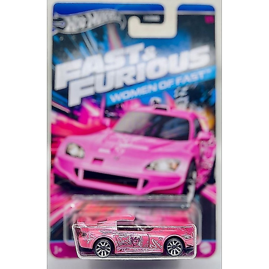 Hotwheels Fast and Furious silver series suki pink