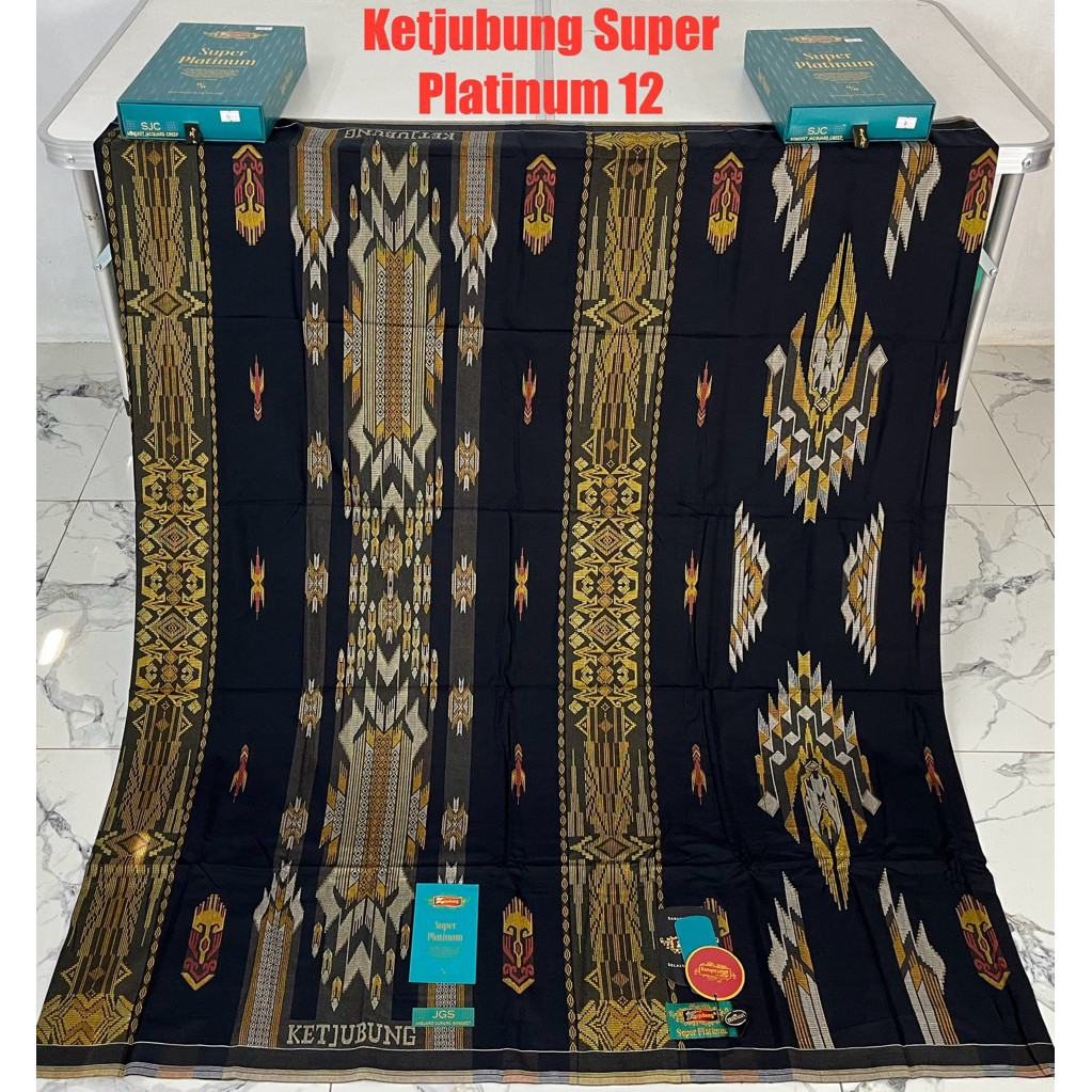 SARUNG KETJUBUNG SUPER PLATINUM ARDAN EXCLUSIVE JACQUARD GUNUNG SONGKET ORIGINAL SGE GSE  KWG TKG LM