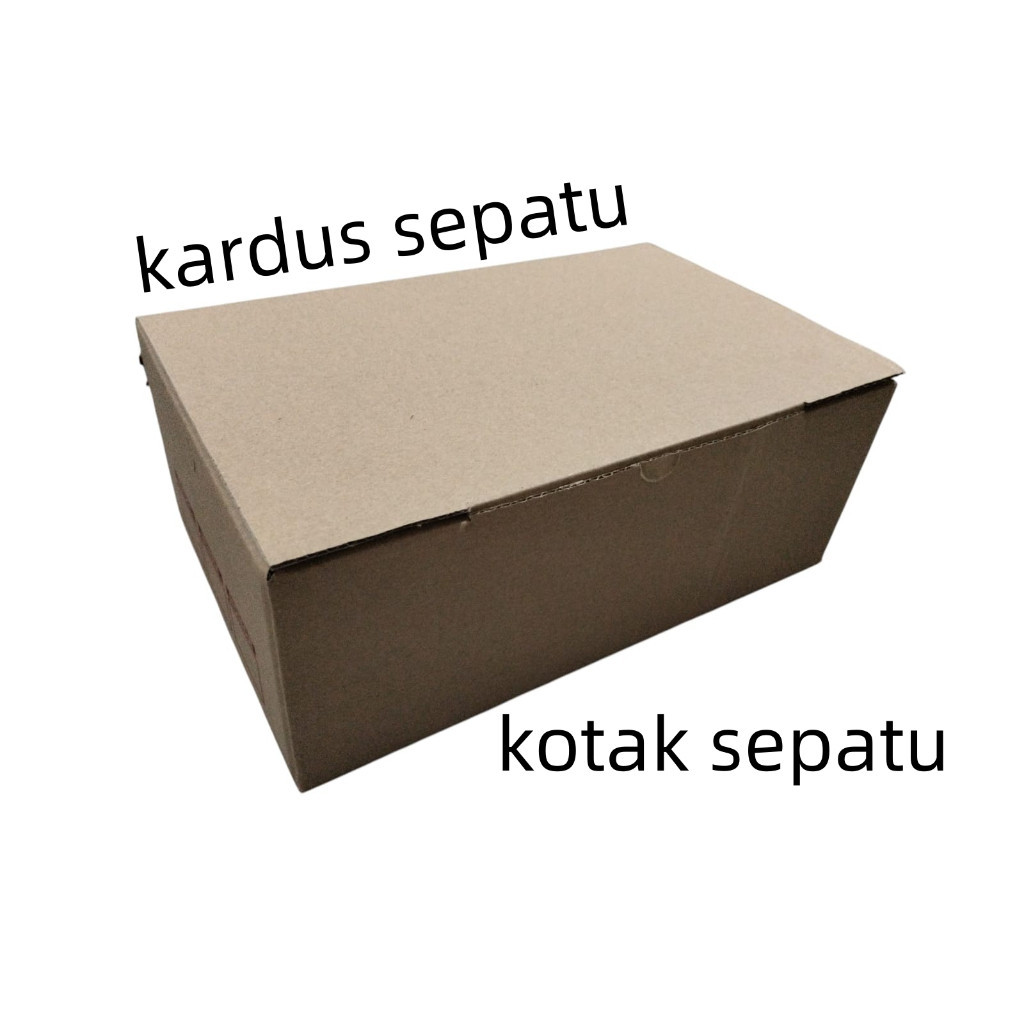 Megata - Kardus Sepatu Kotak Sepatu Polos Karton Box Coklat Packing Sepatu Packing Sandal Kotak Sepa