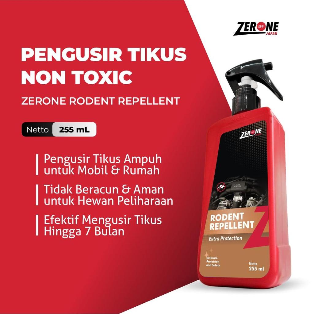 Zerone Japan Rodent Repellent Racun Obat Tikus Pengusir Tikus Mobil, Rumah, Dapur Ampuh