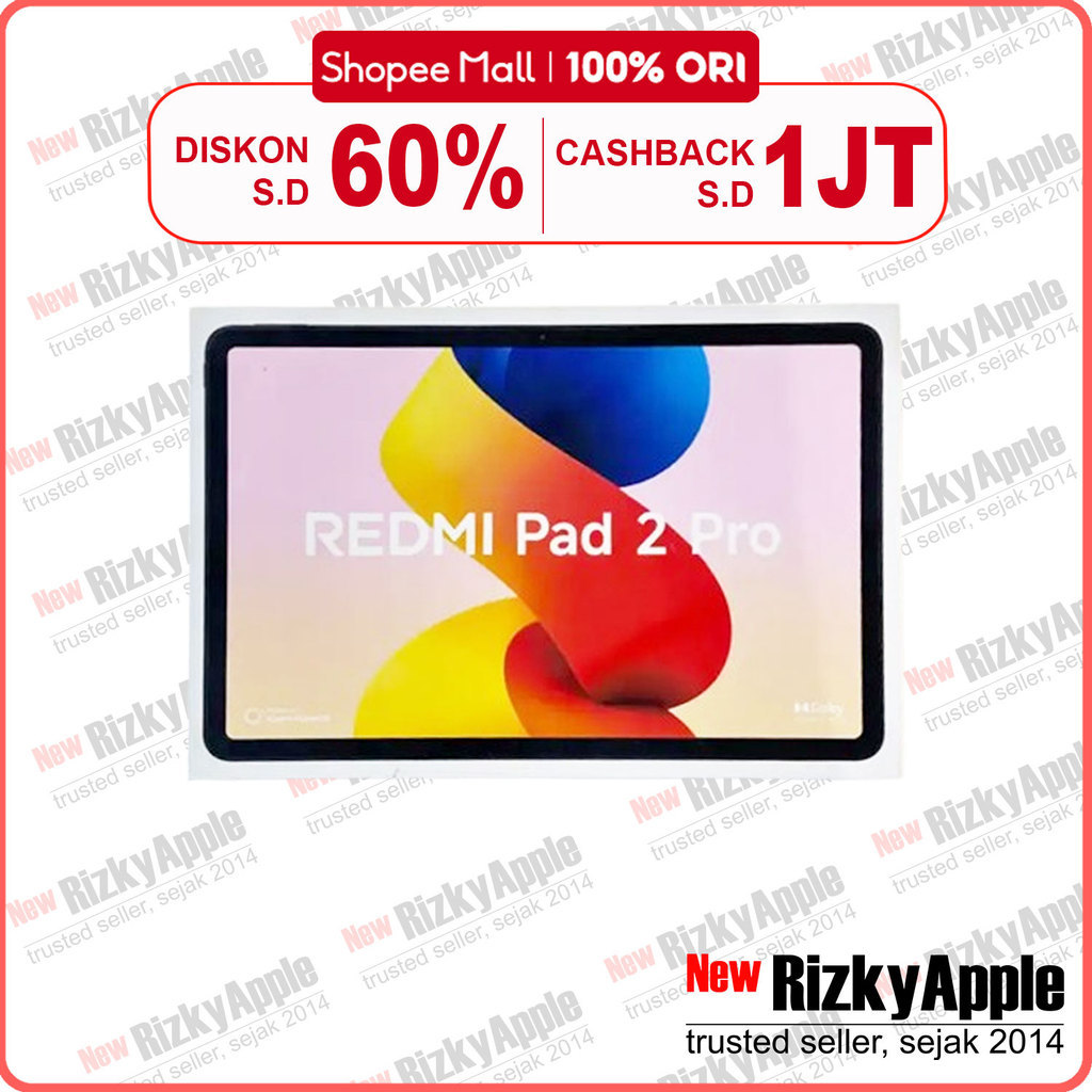 Xiaomi Redmi Pad 2 Pro 128GB 256GB [ Ram 6GB / 8GB ] Tablet Snapdragon 7s Gen 4 Baterai 12000mAh Gar