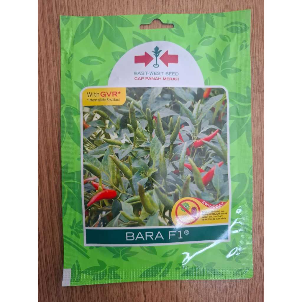 CAP PANAH MERAH - 350 BUTIR BENIH CABE RAWIT BARA F1