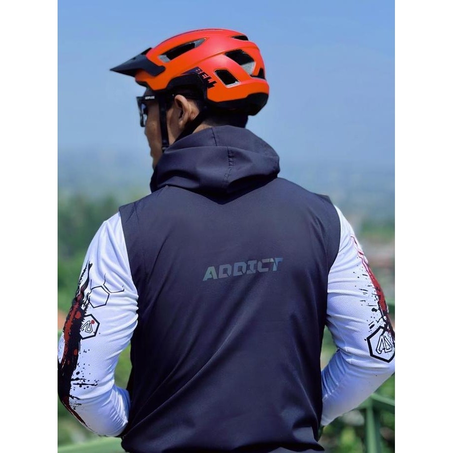 Mizusport- New- Addict Adventure Bike Jaket Rompi Motor Sepeda Olahraga Terproof Windbreaker Sport G