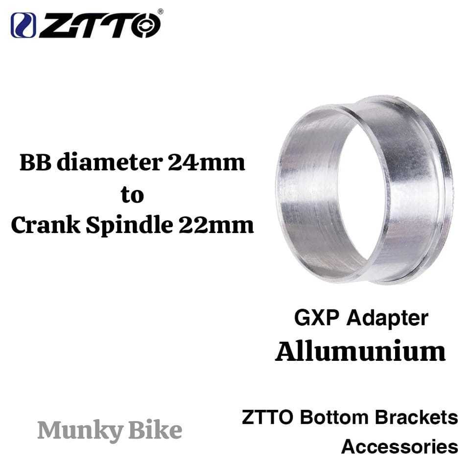 Foto Ztto Adapter Bottom Bracket BB GXP - Convert 24mm to Sram GXP 22mm Alloy