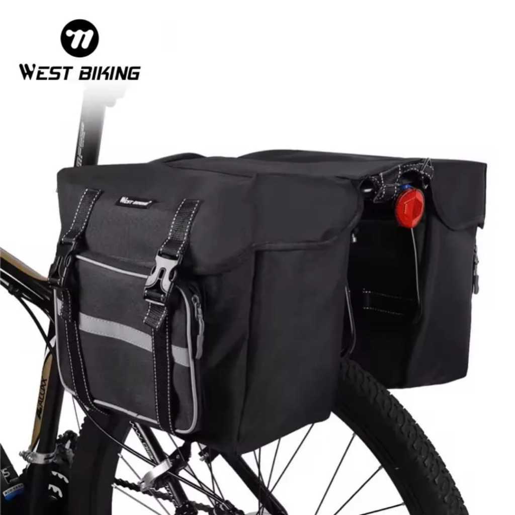 Foto West Biking Tas Gravel Touring Turing 25 Liter Pannier Panier Belakang