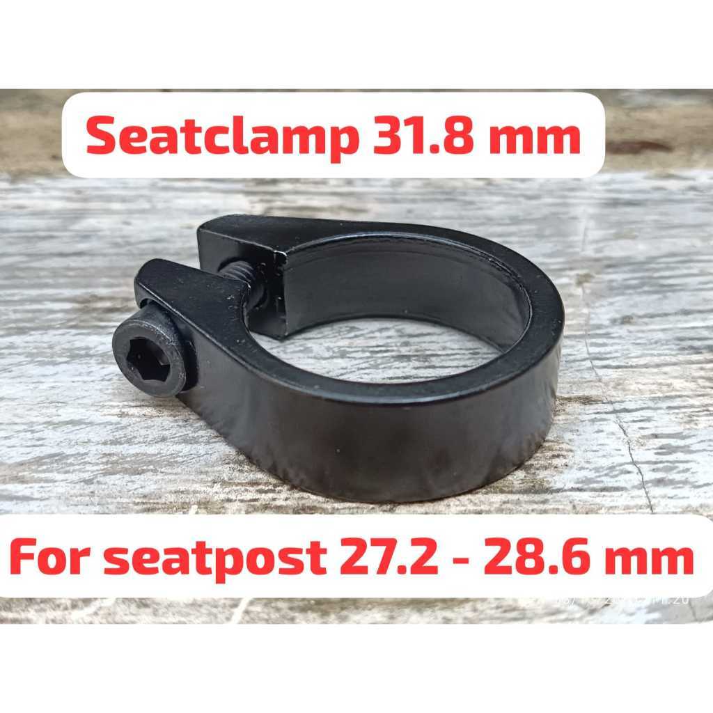Foto Seatclamp seat clamp klem Alloy pengunci seatpost 31.8 untuk diameter 27.2 28.6 mm non Qr