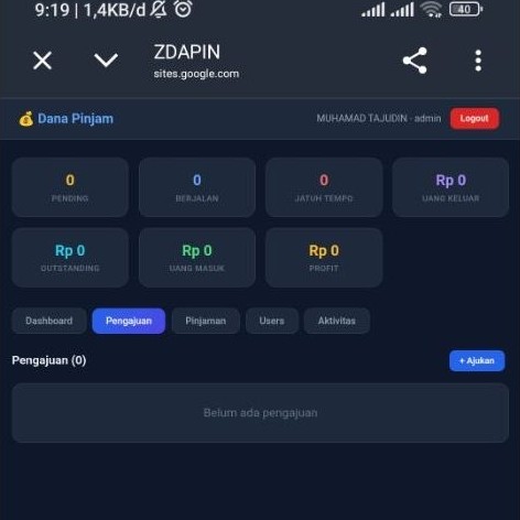 Web Aplikasi Dana Pinjam Digital (Custom Sesuai Kebutuhan)