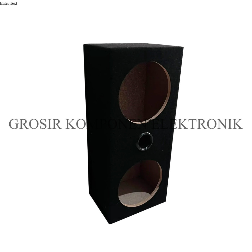 Box Speaker 6 Inch Double Dobel Hitam