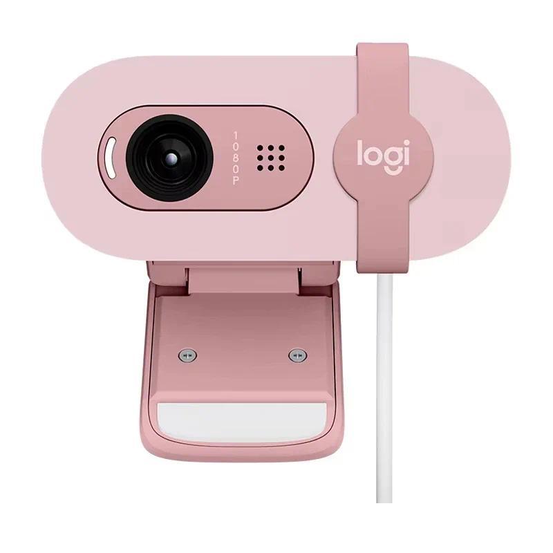 Logitech Brio 90 HD 1080p Webcam, Builtin Microphone Privacy Lens Cover, USBA Plug & Play for Live S