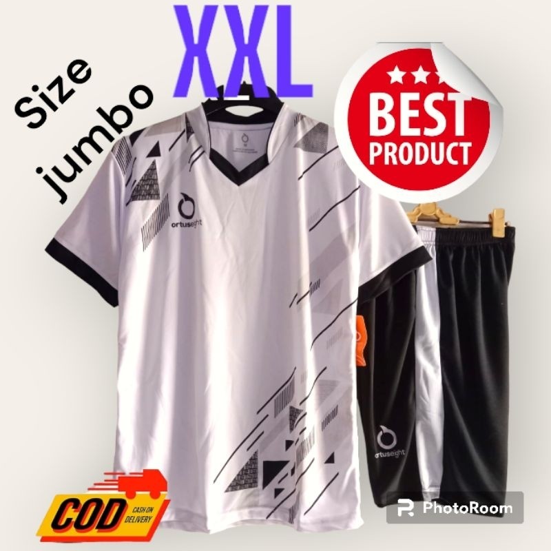 baju jersey size jumbo XXL futsal bola setelan badminton