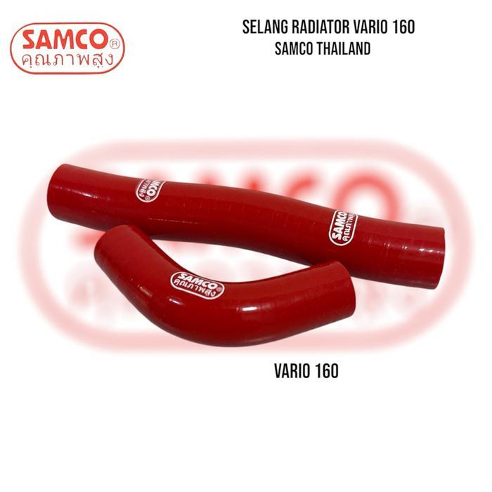 Samco - Selang Radiator Samco Vario 160 Pcx 160 Samco Thailand Series Warna Red and Blue - Merah by 