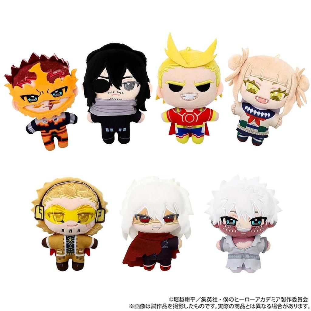 In Stock 12cm Original Animation Stuffed Plush Toys Anime My Hero Academia Tomura Shouta Aizawa Dabi