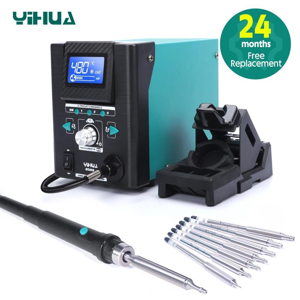 YIHUA 8509-I Precision Hot Air Soldering Station 0.5mm Hot Air Nozzle gital splay BGA Rework Station