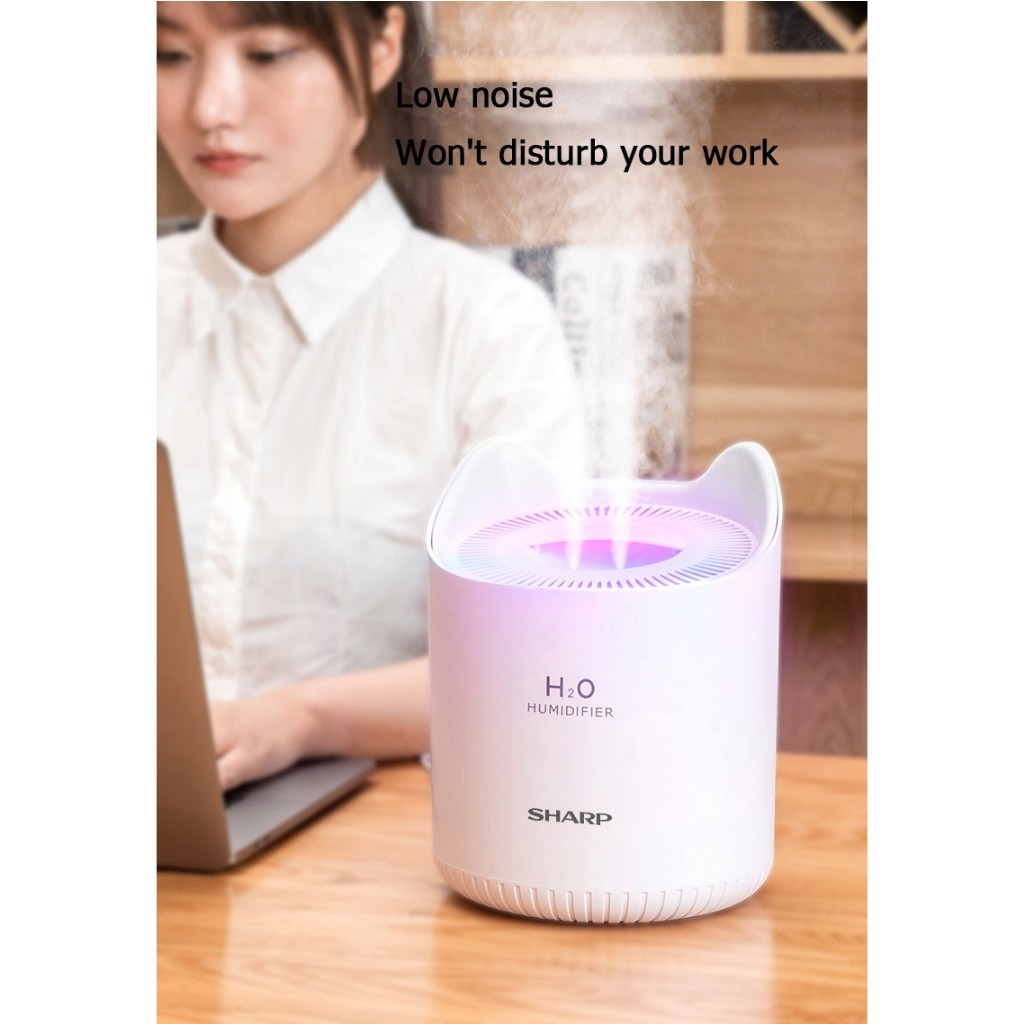 TerbaruSharp Diffuser Capacity 3000ML Humidifier Diffuser Aromaterapi Air Purifier USB Air Mini Port