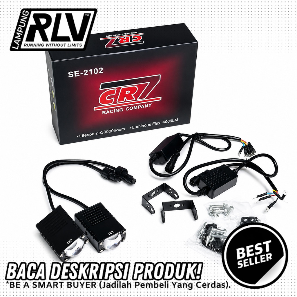 Lampu Tembak LED CR7 SE 2102 - Lampu Kabut Motor Mobil Lampu Touring