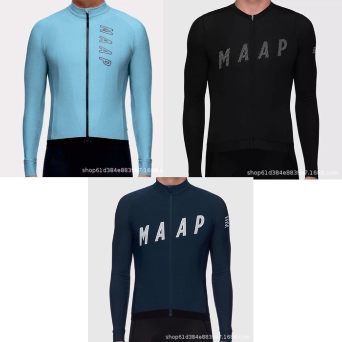 Baju Jersey Cycling Sepeda Lengan Panjang ImportMAAP  Premium 2376