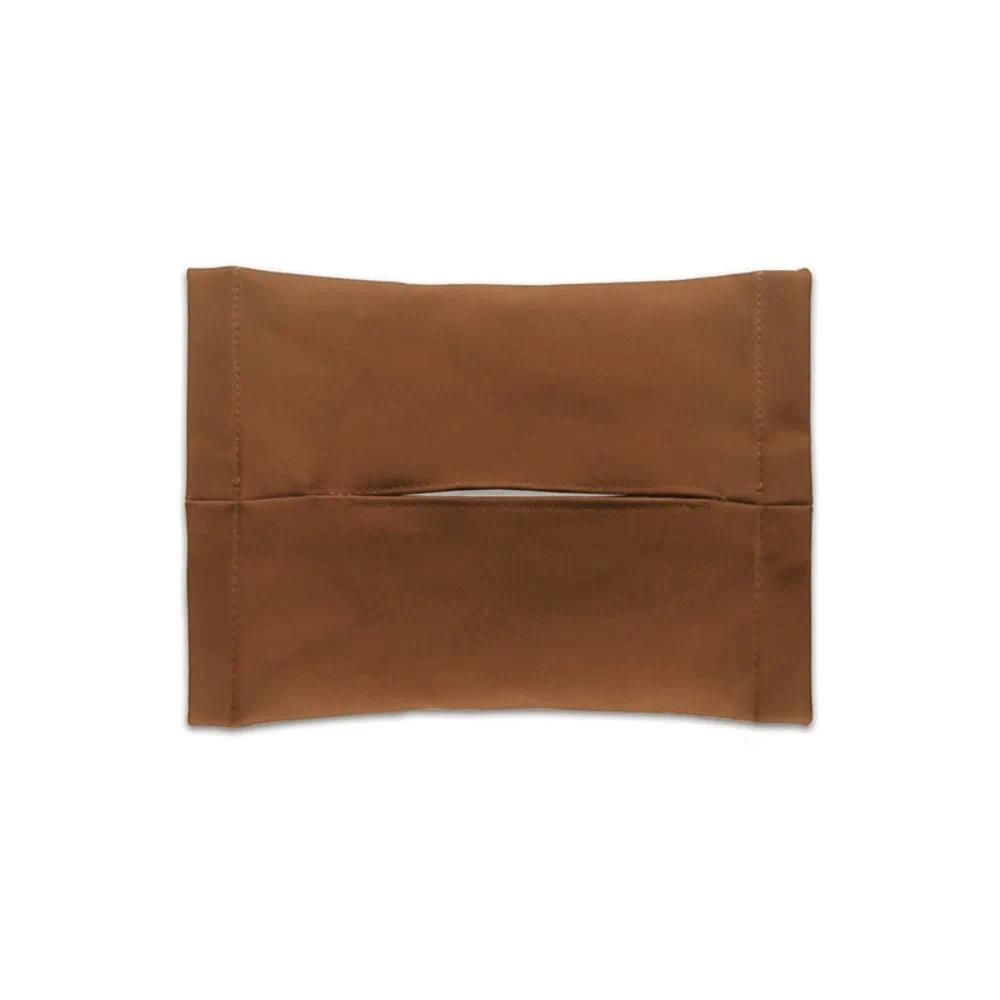Hidden Design Car Tissue Holder Wear Resistant Suede Napkin Box Auto Storage Bag for Tesla Model 3 Y