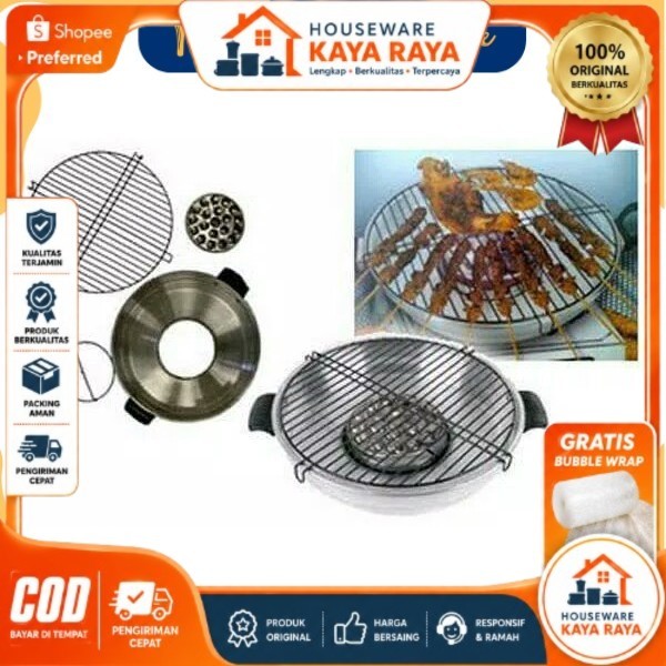 HKR - Fancy Grill Maspion / Pemanggang Maspion Fancy Grill 36 cm PECAH BELAH
