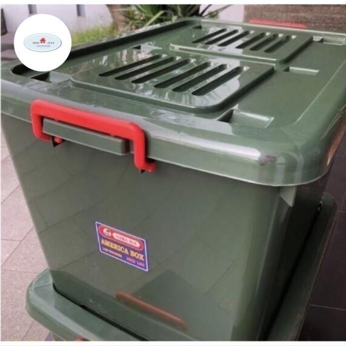box container 150 liter / kontainer 150 nikura jumbo/nkb 8686 / cb 150 Hijau - 8680
