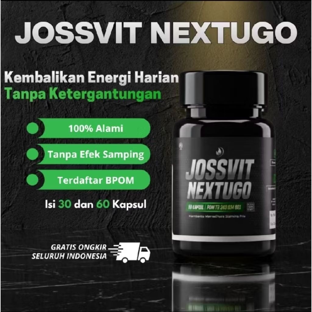 ORIGINAL 1 Botol 30 kapsul JOSS_VIT NEXTUGO Original Official Store Terdaftar BPOM