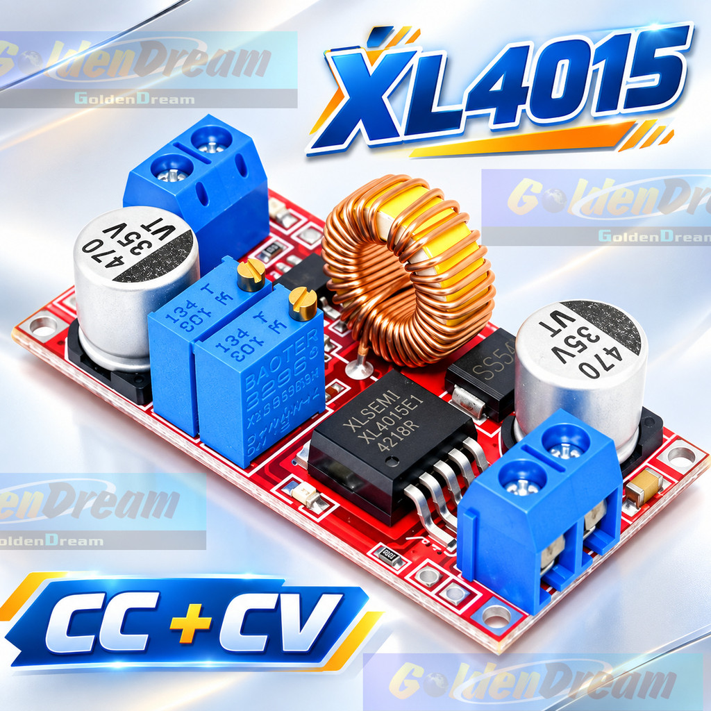 Lithium Battery Charger XL4015 CC CV Step Down Buck DC 5A Adjustable XL 4015