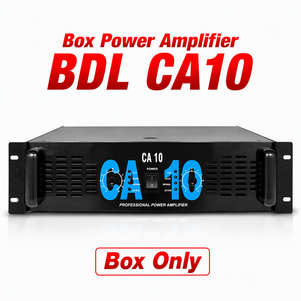 Box Power Amplifier BDL CA10 - Bahan Besi Tebal (Box Saja, Tanpa Aksesoris)