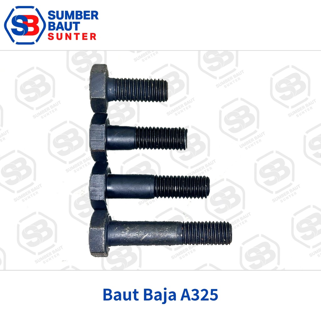 1/2" x 2" Baut Baja HTB Grade ASTM A325
