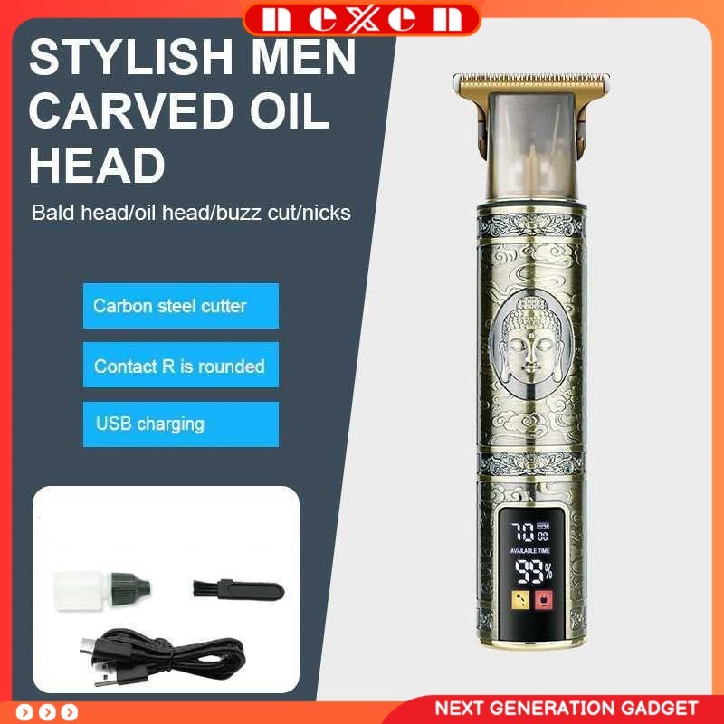 Alat Cukur Rambut Elektrik Hair Clipper Trimmer Model Buddha - T9