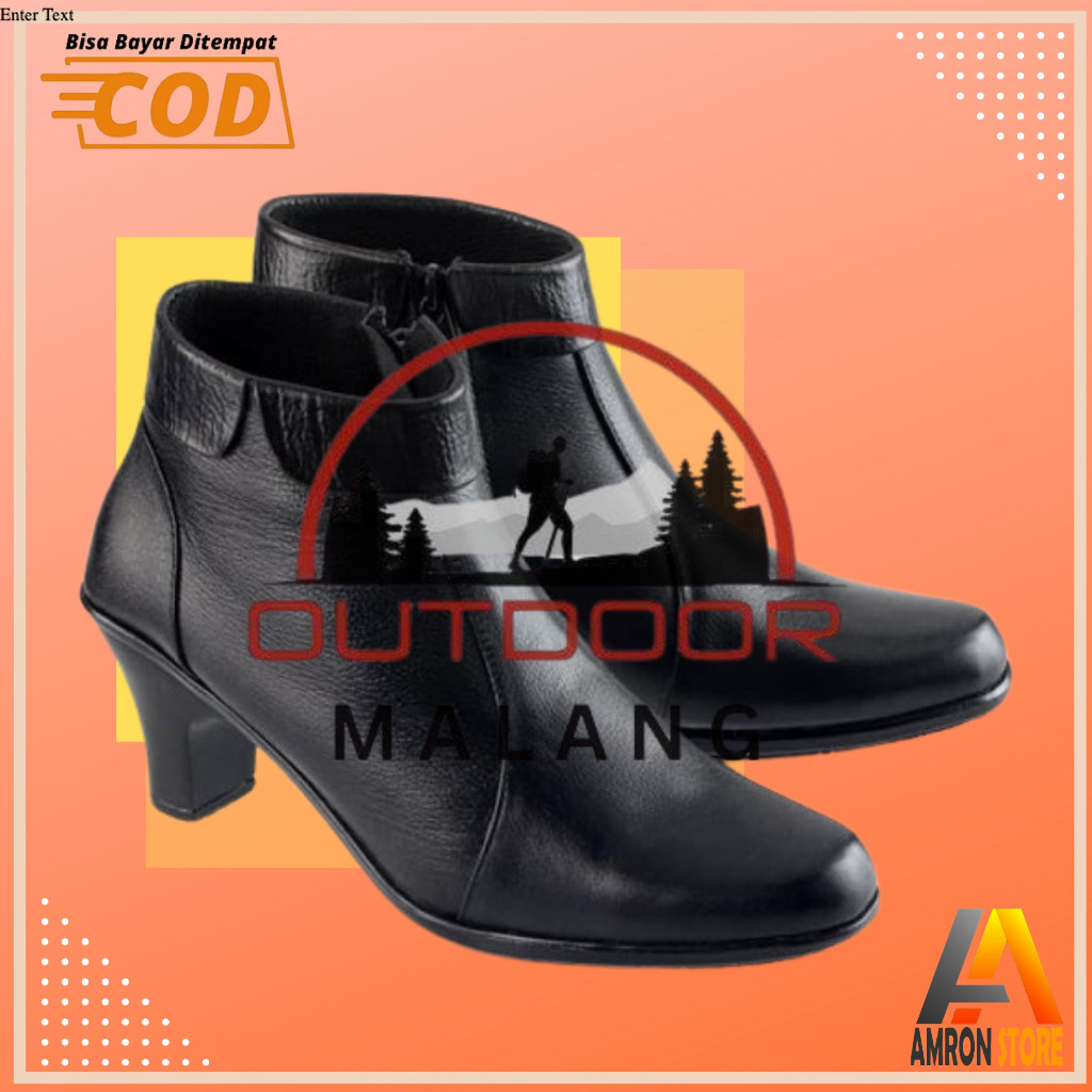 Sepatu Kerja Kantor Pantofel PDH Formal Kulit Wanita Model Korea