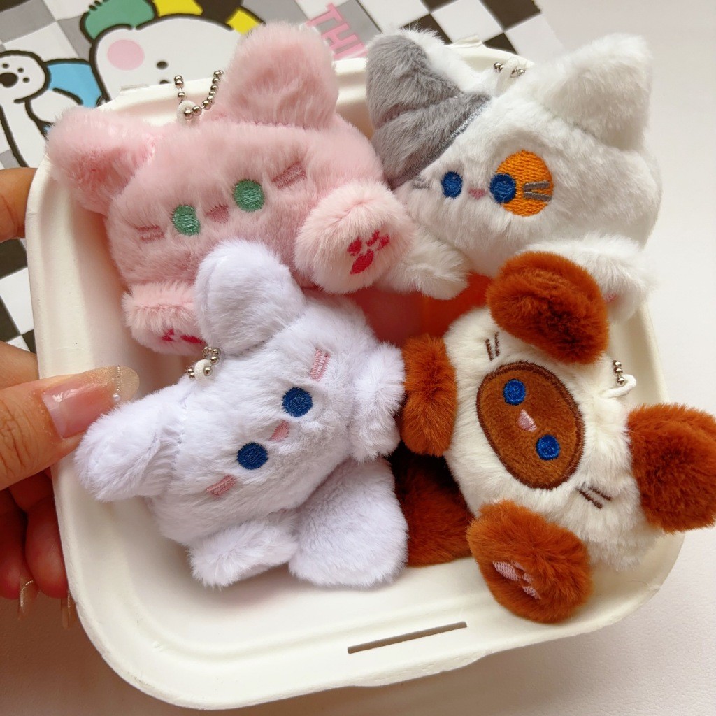 Gantungan Tas Boneka Kucing Lucu Gantungan Tas Serbaguna Fluffy Dan Imut Lucu